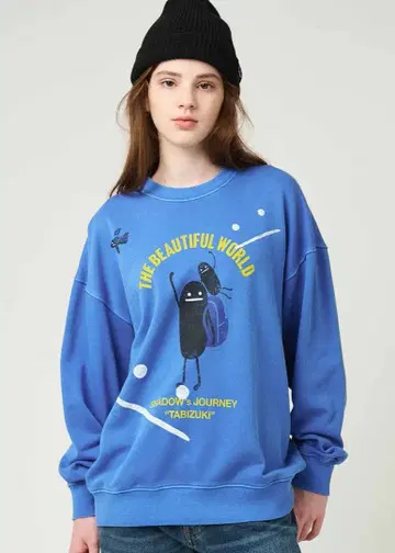 graniph 뷰티풀 섀도우 맨투맨 M 파랑