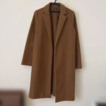 ZARA 브라운 체스터 코트