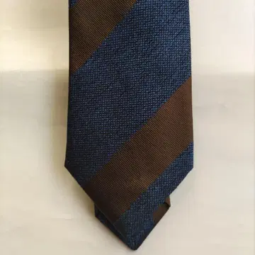 [미사용 새상품] 온워드 STYLE ORDER 청갈색 스트라이프 넥타이