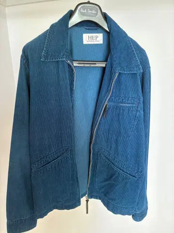 HEP 파랑 집업 자켓