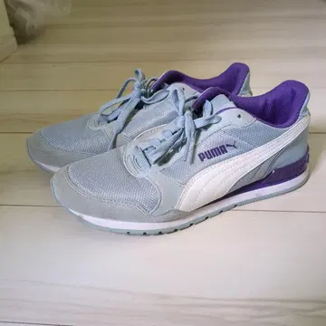 Puma 그레이/퍼플 스니커즈