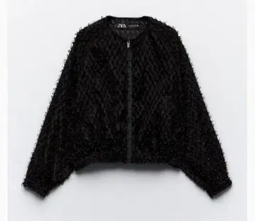 ZARA, 자라, 대비 프린지 자켓