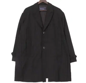 DESCENDANT 블랙 체스터 코트 디센던트