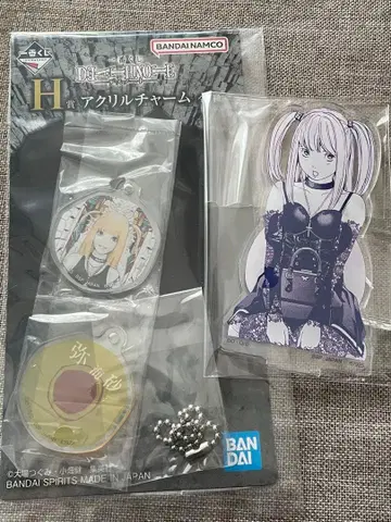 DEATHNOTE 제일복권 아크릴 스탠드 G상 H상 미사 세트