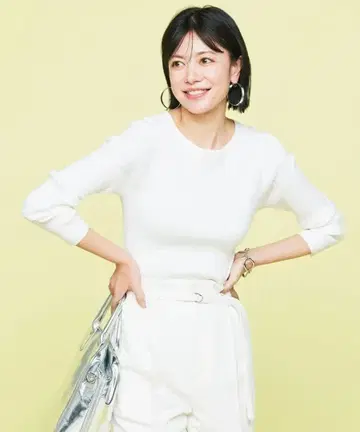 마이뷰티 리브 보트넥 니트