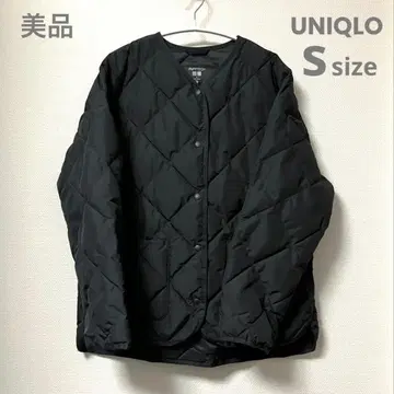 새상품급 유니클로 UNIQLO 퍼프 테크 릴랙스 자켓 블랙 S