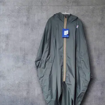 택 포함 새상품 K-WAY  레인코트 그린 L 사이즈