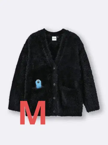 오버 사이즈 가디건 퍼펫