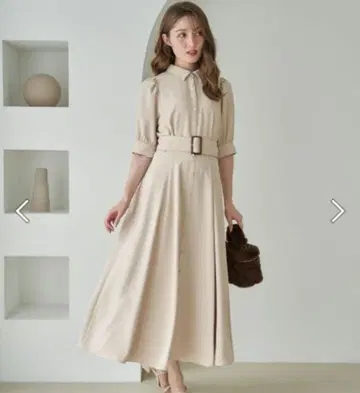 택 포함 미사용 새상품 노엘라 가을 벨트 원피스 M 사이즈