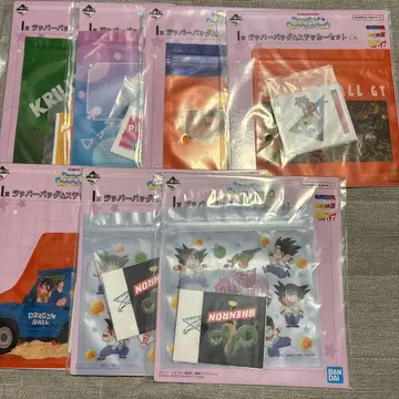 제일복권 드래곤볼 스냅 컬렉션 I상 지퍼 백 & 스티커