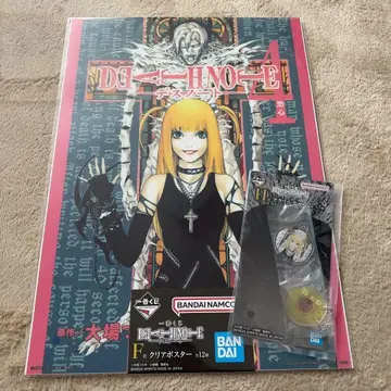 제일복권 DEATH NOTE 클리어 포스터 아크릴 참 미사미사