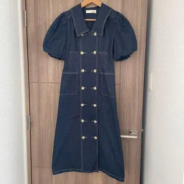 Lily Brown 데님 컬러 원피스