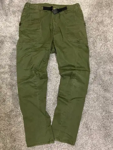 GSP-55 워크 팬츠 M 사이즈 올리브 그린