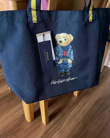 랄프 로렌 베어 토트백 & 파우치 새상품급