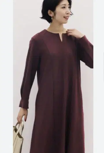 미사용 택 포함 23구 [세탁 가능] 울 밀드 저지 원피스 울