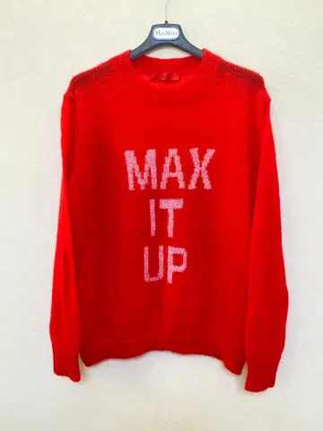 미사용 새상품 [ MAX&Co. ] 모헤어 로고 니트