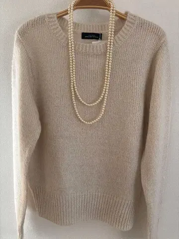 새상품 GREEN LABEL RELAXING 모헤어 혼방 니트 스웨터