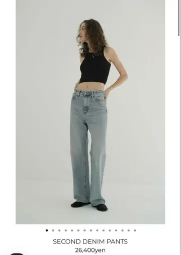 CLANE 세컨드 데님 팬츠 아이스 블루 사이즈 1