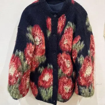 아메리빈티지 ameri vintage 꽃무늬 가디건