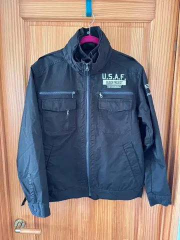 [ 새상품 ] AVIREX 아비렉스 스트레치 심플 밀리터리 자켓