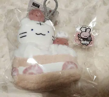 화이트 타이거와 블랙 타이거 카페 숏 케이크 아크릴 스탠드 캡슐