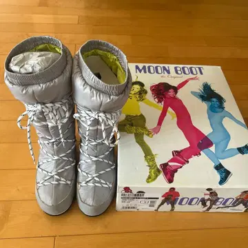 MOON BOOT 실버 여성용 부츠