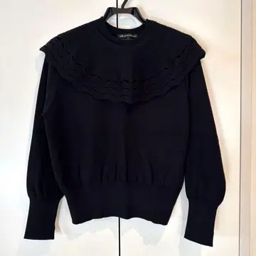 23구 디자인 니트 블랙