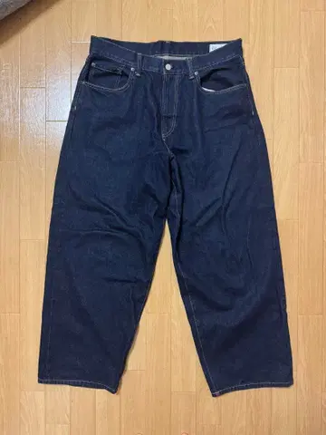 GAP 슈퍼 배기 데님 다크 린 33/32