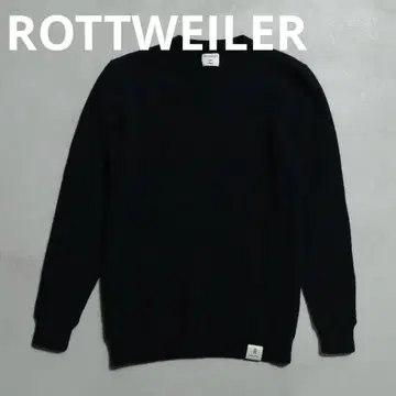 ROTTWEILER 로트 와일러 울 V넥 니트 스웨터 새상품급