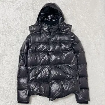 AKM 다운 자켓 광택 캐시미어 혼방 짧은 기장 두꺼운 y2k