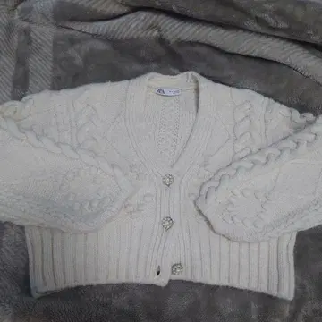 새상품급 ZARA 아란 니트 굵은 니트