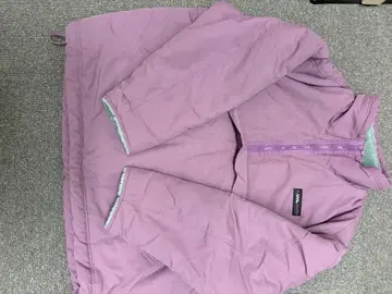 리버서블 하프 지퍼 나일론 보아 오버 사이즈 블루종