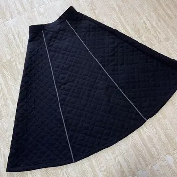 SCOT CLUB 야마다야 여성용 퀼팅 스커트 M 블랙