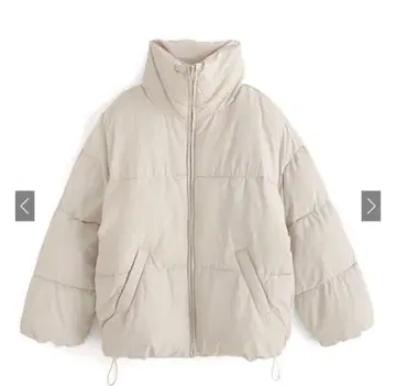 스탠드 카라 충전솜 다운 코트 [fo1753] 그레일