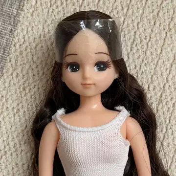 리카짱 인형 본체 다크 브라운 웨이브