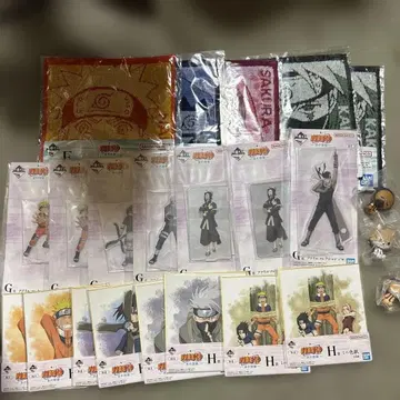 NARUTO 제일복권 하위상 모음 아크릴 스탠드, 타월, 색지, 쵸코놋코