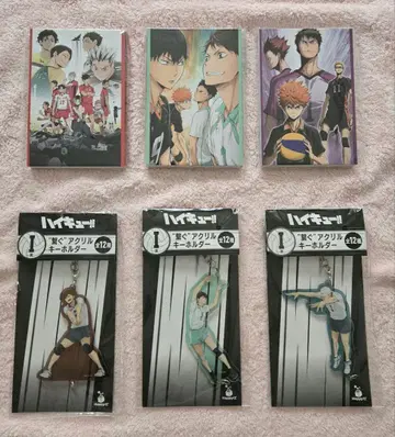 하이큐!! 엽서북 & 아크릴 키링 세트