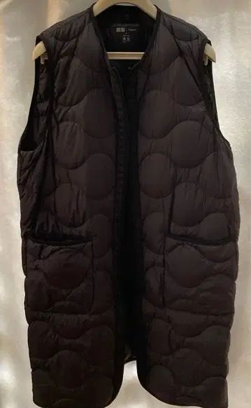 UNIQLO x Theory 울트라 라이트 다운 롱 베스트 M 유니클로