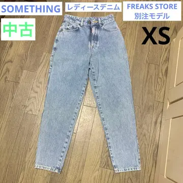 [중고] 여성용 데님 SOMETHING FREAKSSTORE 별주 XS