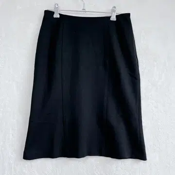 아나이 | 심 악센트 타이트 스커트 [ 36 ] 사이드 지퍼 포멀 블랙