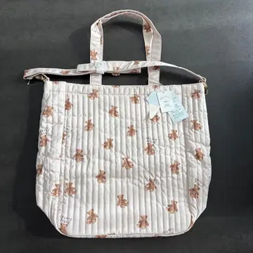 젤라또피케 마더백 토트백 퀼트 베어 곰