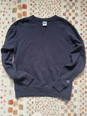 러셀 애슬레틱 맨투맨 블랙 S