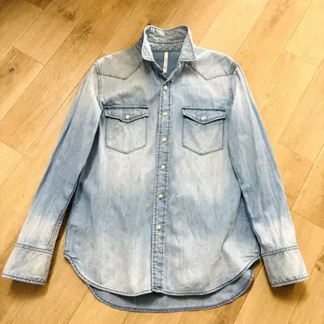 어퍼 하이츠 데님 셔츠 M