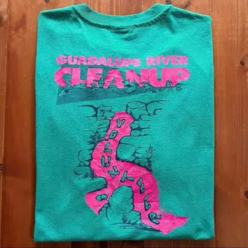 90s USA산 싱글 스티치 헤인즈 T셔츠 터콰이즈 XL