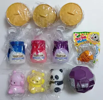 캡슐 토이 빅 팬더 고기만두 요구르트 플라네타륨