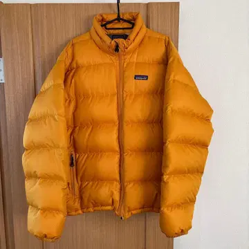 patagonia 다운 자켓 오렌지