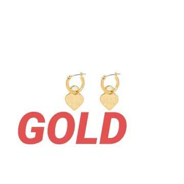 HEART SILVER EARRINGS 금