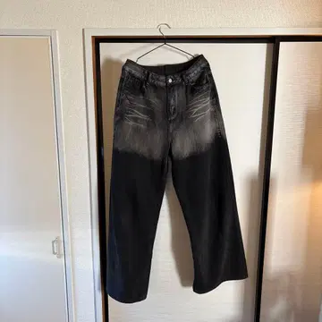 와이드 데님 그라데이션