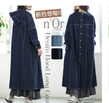 오샤레 워커 데님 코트 새상품 미개봉