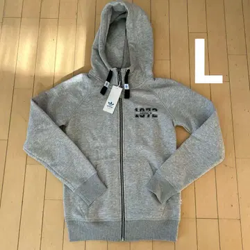 adidas 아디다스 후드티 L 사이즈 그레이 속기모